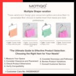 Motiqo Stainless Steel Towel Ring for Bathroom, Napkin Ring for Wash Basin, Towel Holder, Napkin Holder, Towel Hanger, Bathroom Aessories (Oval Shape) Set-4 - Image 7