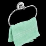 Motiqo Stainless Steel Towel Ring for Bathroom, Napkin Ring for Wash Basin, Towel Holder, Napkin Holder, Towel Hanger, Bathroom Aessories (Oval Shape) Set-4 - Image 5