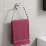 Motiqo Stainless Steel Towel Ring for Bathroom, Napkin Ring for Wash Basin, Towel Holder, Napkin Holder, Towel Hanger, Bathroom Aessories (Triangular Shape) Set-1