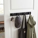 Motiqo Premium Aluminum Wall-Mounted Hook Rail – 4 Hooks, Matte Black Finish - Image 6