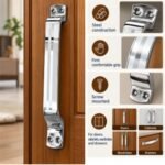 Motiqo Premium 8-Inch Stainless Steel Architectural Jolly Door Handle_MQ J1 D H P12_ (12 Pcs) - Image 7