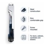 Motiqo Premium 7-Inch SS-302 Stainless Steel Architectural Door Handle_MQ S1 D H P12_(12 Pcs) - Image 3