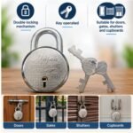 Anjna Padlock Double Locking 65mm (5 Pcs) 3 Keys - Image 3